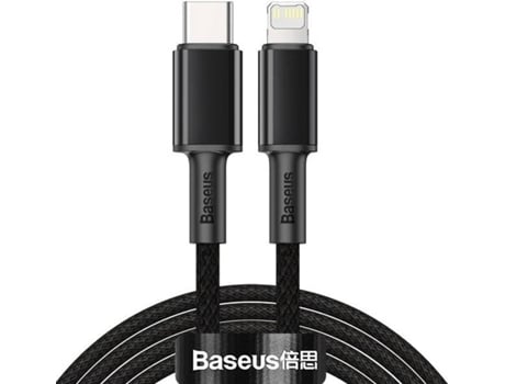 Cable BASEUS Fast Charge iPhone (Negro - Lightning - 1 m)