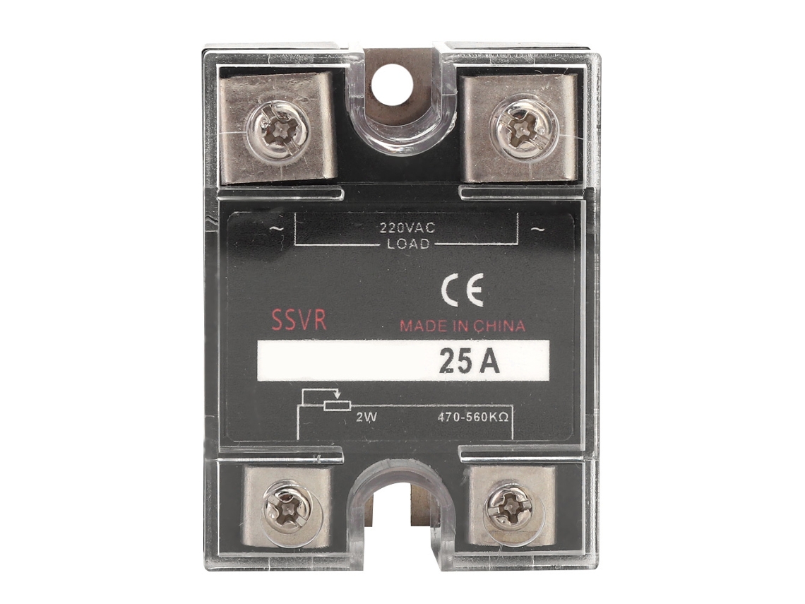 Regulador De Voltaje De Estado Sólido Monofásico Ssvr 25a 220vac Suministros Eléctricos