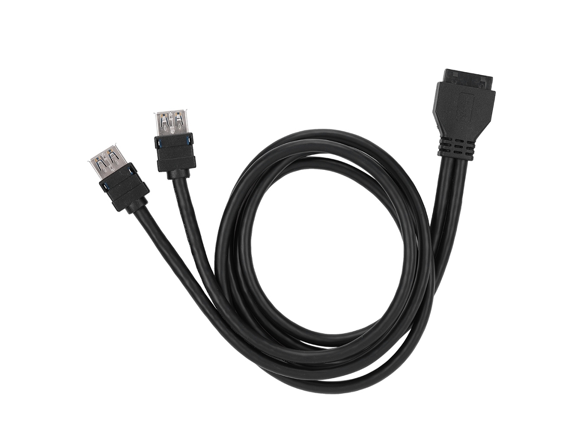 Cabo De Painel Frontal De Placa-mãe Para Desktop Usb3.0 19/20pin Com Pés Fixos (0.8 M)