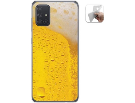 Carcasa Samsung Galaxy A71 TUMUNDOSMARTPHONE Cerveza Multicolor