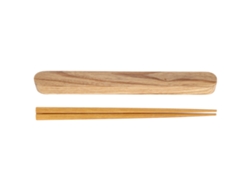 Juego De Palillos De Madera Ecológicos Y Portátiles Para Estudiantes Y Viajes, Con Caja.