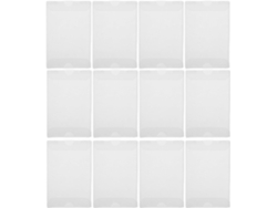 Juego de 12 protectores de casete de PVC transparente, resistentes al polvo y a la humedad - Gokoco