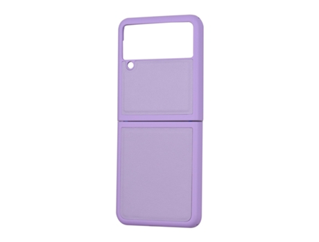Funda protectora para teléfono compatible con Samsung Galaxy Z Flip 3 Slim Case Hard PC a prueba de golpes púrpura