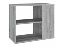 Mesa auxiliar gris Sonoma MAISON EXCLUSIVE Derivados de madera 60x30x50 cm