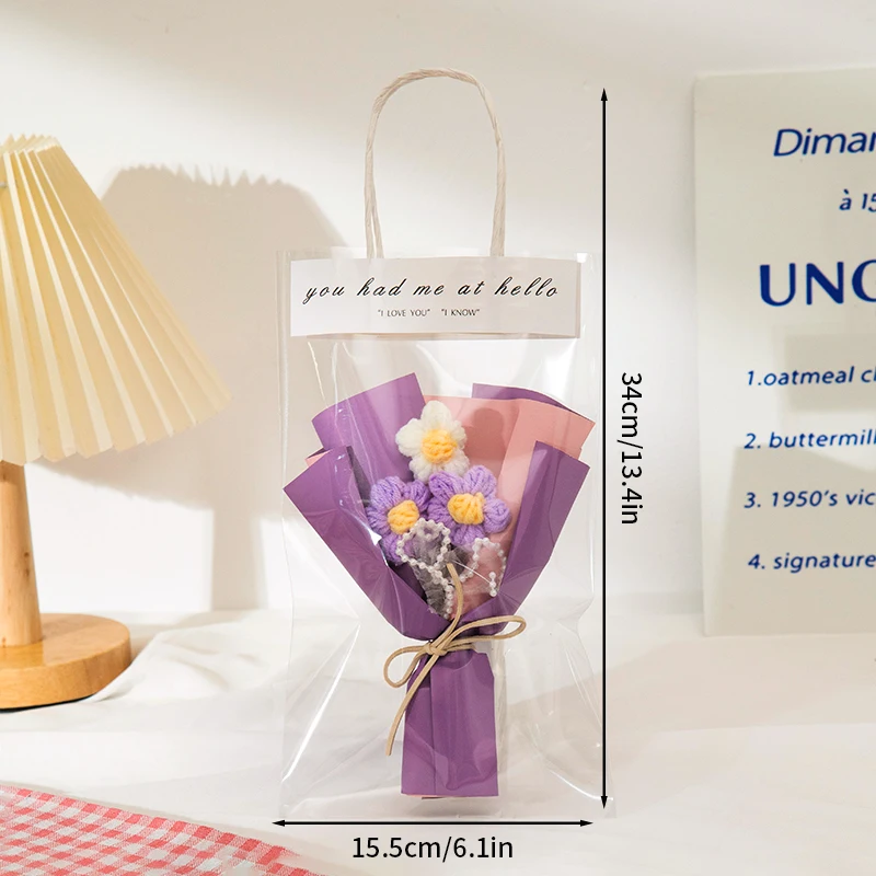 Ramos De Flores De Ganchillo, Ramos De Graduación, Regalos De Graduación Hechos A Mano Con Ganchillo