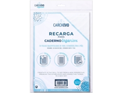 Recarga para Cuadernos INGENIOX Blanco (A4 - Cuadriculado - 50 Hojas)