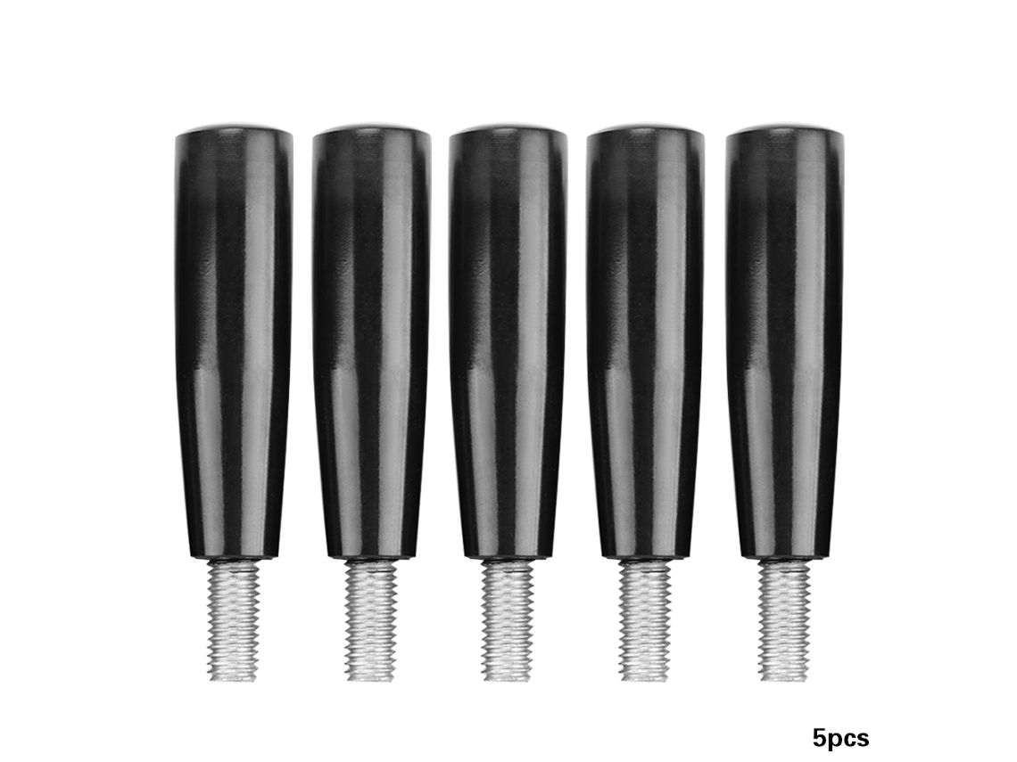 5 Piezas De Volante Giratorio De Baquelita Para Accesorio De Repuesto Para Fresadora De Roscas M10*80