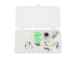 2026rebe-kit De Lures De Pesca Con Mosca Plástico Acero Inoxidable Secuencias Ganchos Asistidos Accesorios De Pesca