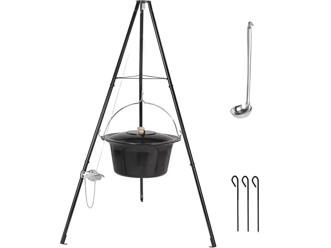 Olla para gulash húngaro, altura ajustable, gran capacidad, 15 litros, OEM