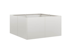 vidaXL Jardinera 80x80x40 cm Acero inoxidable