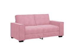 Maison Exclusive - Sofá De 2 Plazas Terciopelo Rosa 180x78x84 Cm