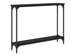 Aparador de Roble Negro 100x22,5x75 cm Madera Procesada MAISON EXCLUSIVE