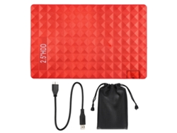 Disco duro externo portátil ultrafino Bu King Yd0024 USB 3.0 para OS X, XP, Win7, Win8, Win10, Linux Vvjijilly
