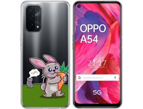 Carcasa Oppo A54 5G / A74 5G TUMUNDOSMARTPHONE Conejo Multicolor