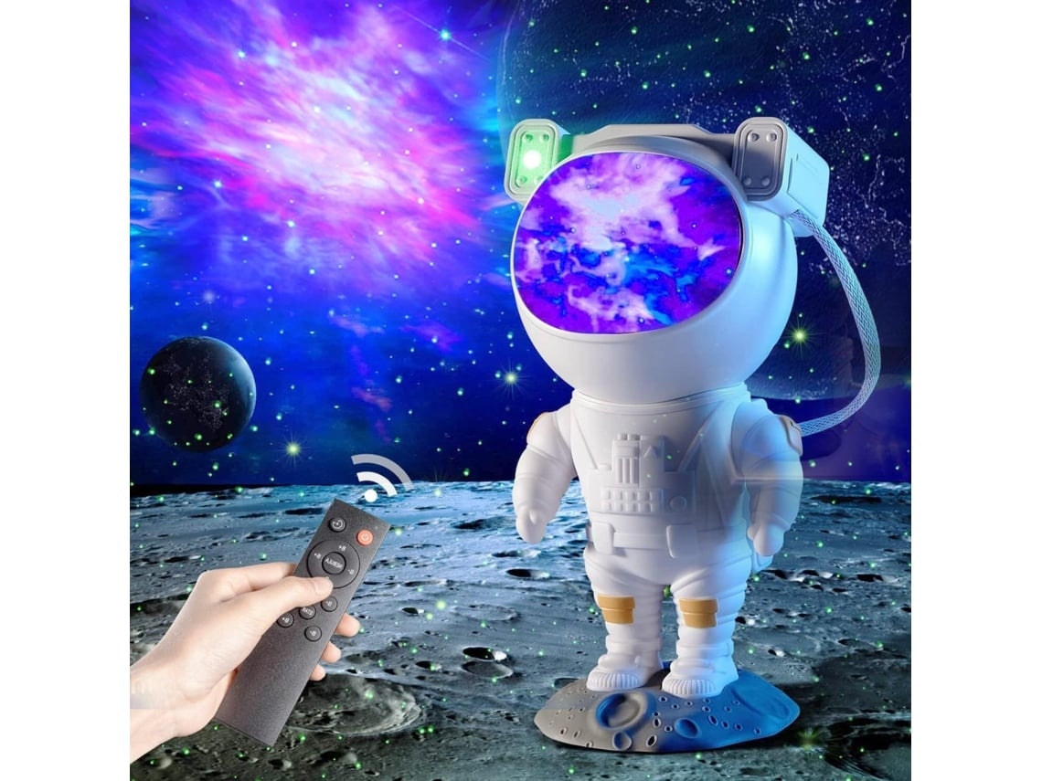 Lámpara Con Temática Espacial Y Conexión Eléctrica.
