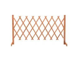 Valla de jardín enrejada de abeto macizo naranja de 150 x 80 cm, DKD HOME DECOR