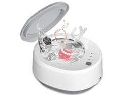 Limpiador Ultrasónico De Retenedores 49 Khz, Limpiador Ultrasónico Portátil De Joyas De 340 Ml (blanco)
