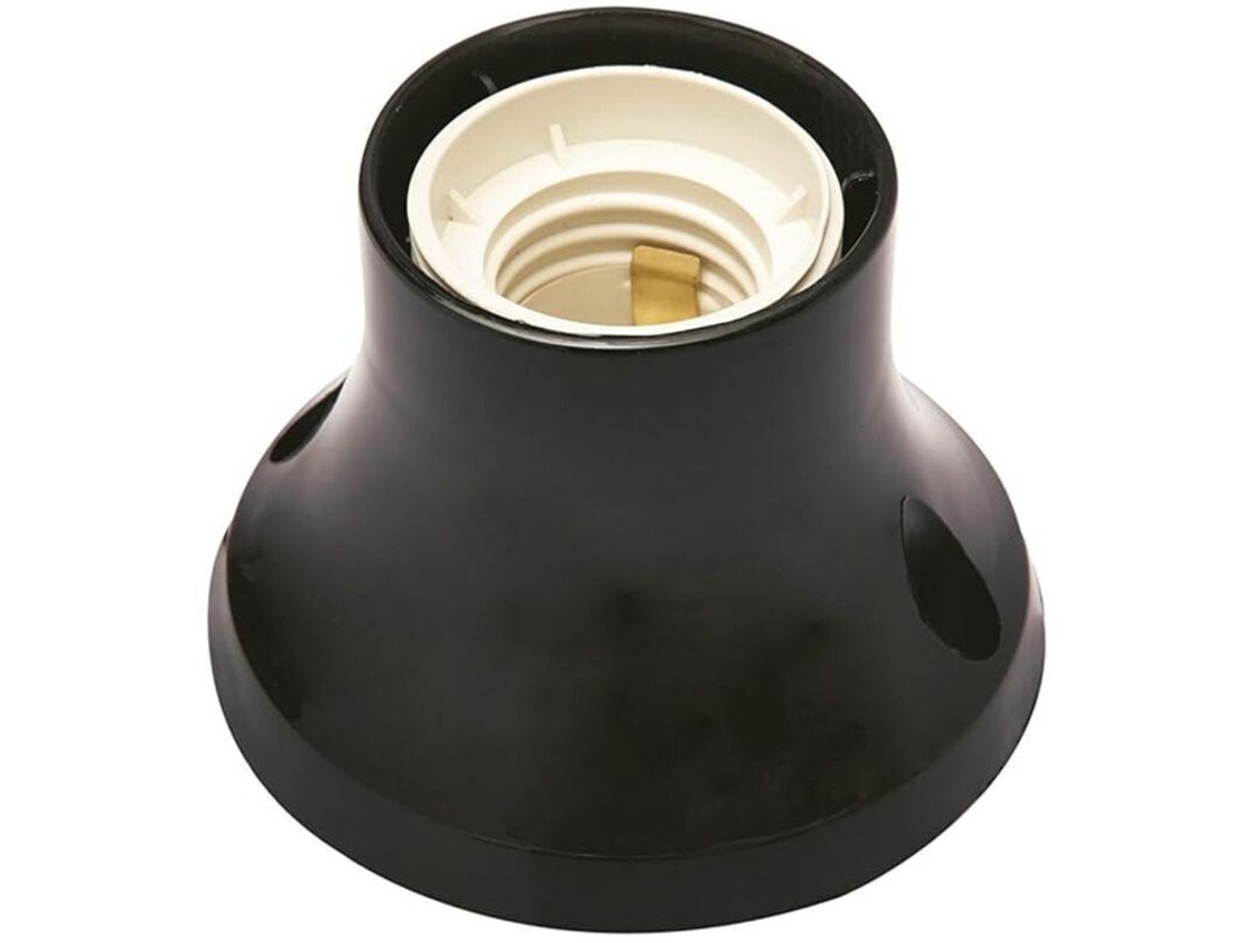Pp0500.2x Casquillo E27 - Casquillo De Base Plana - Casquillo E27 Con Terminal
