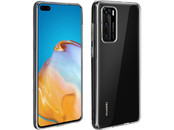 Carcasa y Protector de Cristal Templado Huawei P40 AVIZAR 360 Transparente