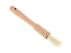 Cepillo De Madera Para Barbacoa, Ideal Para Asar A La Parrilla, Hornear Y Para Salsas En La Cocina (mango Redondo).