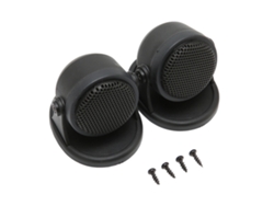 Piezas Tweeter de cúpula para coche, altavoz universal negro de 20 W