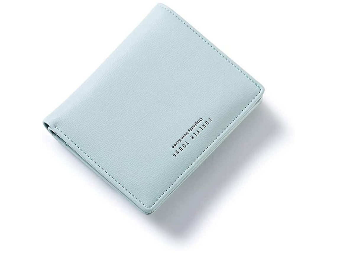 2026-cartera De Cuero Sintético Pequeña Para Mujer, Bifold Con Cremallera, Monedero Ligero Y Estilo Elegante
