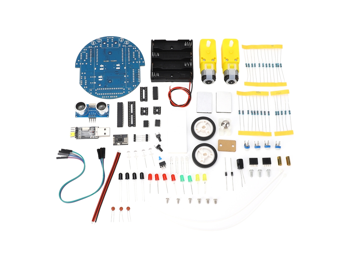 Kit Coche Inteligente Robot Con Programación Gráfica Evitación Obstáculos Bt Usb