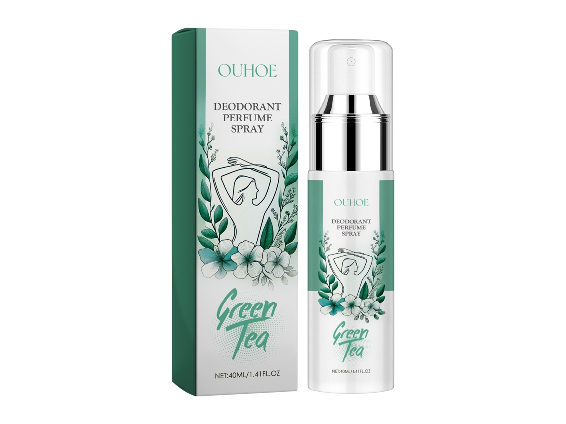 Desodorante antitranspirante en spray de té verde Ouhoe