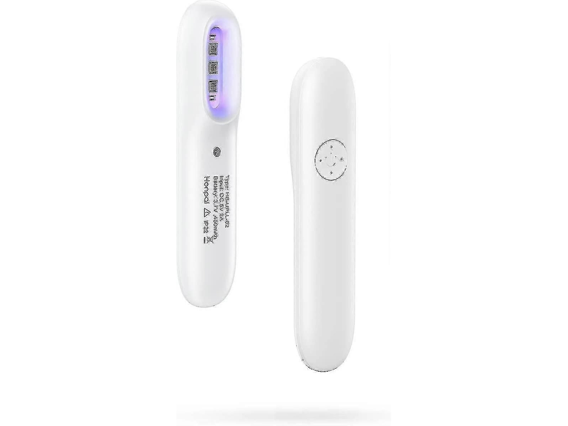 Lámpara de esterilización LED GOKOCO Mini de 311 nm, lámpara de fototerapia UV portátil con gafas de seguridad y temporizador.