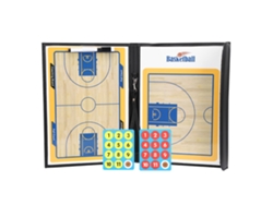 Tablero De Táctica Deportiva Plegable De Cuero Pu Impermeable Antideslizante Magnético Para Entrenadores De Baloncesto
