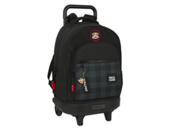 Mochila Escolar Con Paul Frank Campers Black Campers 33 x 45 x 22 cm