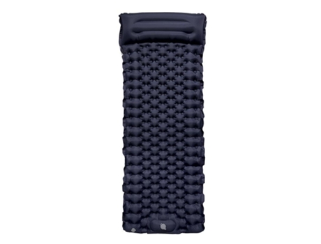 Colchón inflable para acampar, colchoneta para dormir ultraligera para acampar al aire libre con almohada, colchoneta de aire con bomba incorporada...