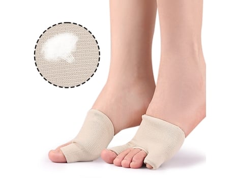 Almofadas metatarsais Almofadas para bola de pés Almofadas para antepé beige S INF