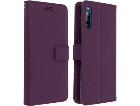 Funda Sony Xperia L4 AVIZAR FOLIO-LENNY-PP-XPL4 Morado