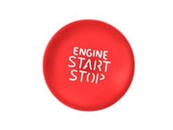 Pegatina Para Botón De Arranque/parada Del Motor Del Coche, Pegatina Embellecedora Para Botón De Arranque Con Una Llave Para Tucson 2021 2022 Rojo