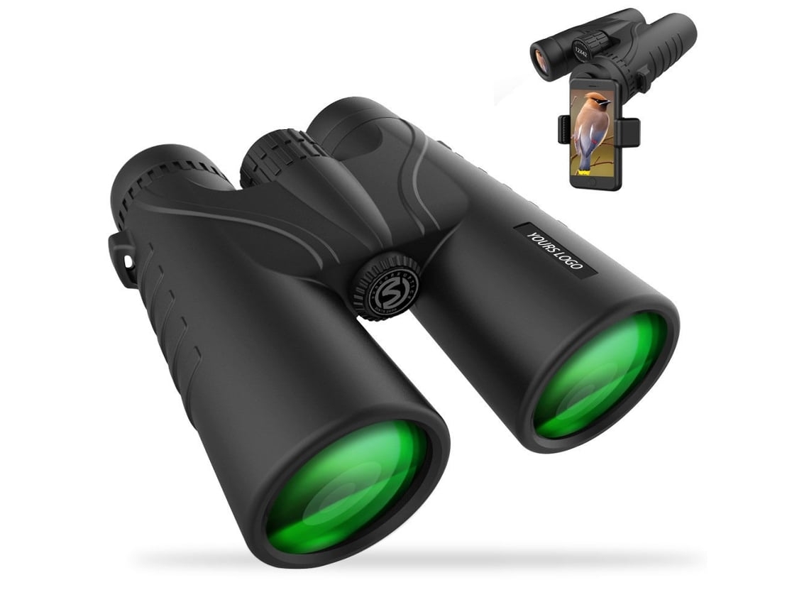 Prismáticos ENZONS 10X42 Profesional Adulto Compacto Impermeable Fácil Enfoque Adecuado Para Caza Ligero Con-Verde Ejército