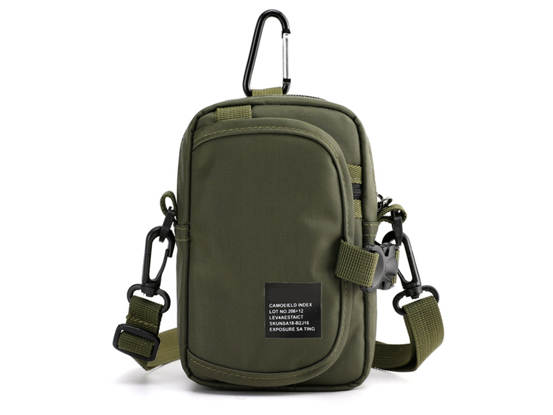 Bolsa Masculina Multifuncional En Nailon Impermeable Para Cintura Y Hombro Bolsa Pequeña Casual