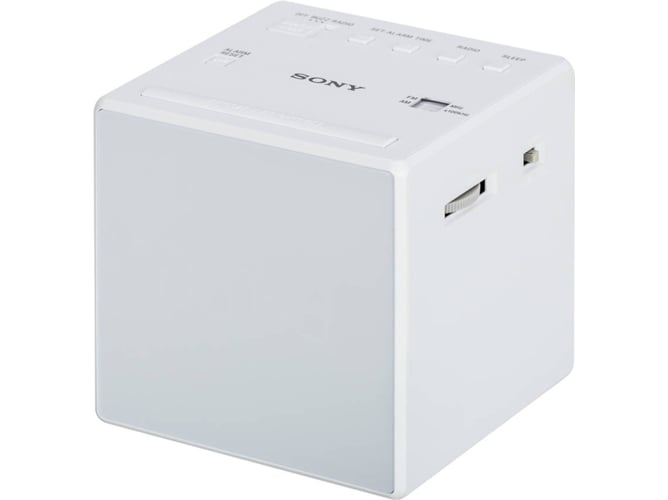 Despertador Sony Icfc1w blanco digital amfm batería alarma doble snooze reloj led radiodespertador icfc1 con