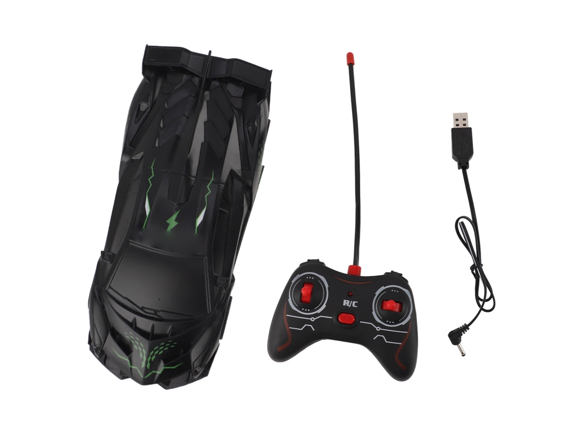 Coche Acrobático Interactivo Teledirigido Para Escalar Paredes Con Luz Led, Ideal Como Regalo Para Niños. Rotación De 360 Grados. Eléctrico.
