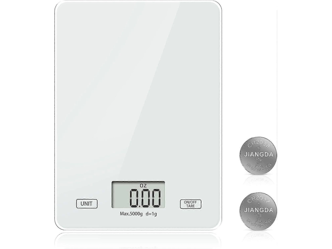 Báscula de cocina eléctrica digital de 5 kg de alta precisión y 2 g para uso doméstico.