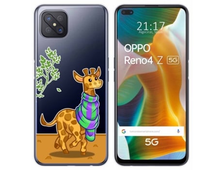 Carcasa Oppo Reno 4Z 5G TUMUNDOSMARTPHONE Dibujos Transparente Multicolor