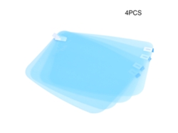 4 Lentes De Doble Capa Transparentes Antivaho Para Protector Facial De Cocina