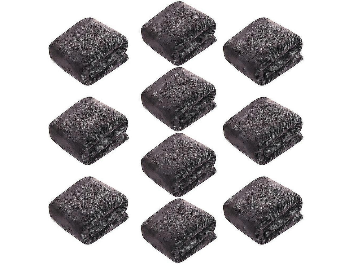Toallas de peluquería (paquete de 10) de secado rápido para cabello, manos y rostro, para usar en casa, salón, spa y barbería - Rosewell