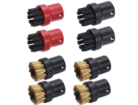 Boquillas de cepillo de latón y nailon para Karcher Sc3 Sc3.100 Sc4 Sc4.100, Limpiador de vapor, área sanitaria, inodoro, cocina, accesorios de bañ...