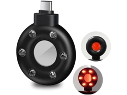 Mini detector de cámara espía inalámbrico, minidispositivo portátil para viajes, hoteles y baños Yizhood (blanco)