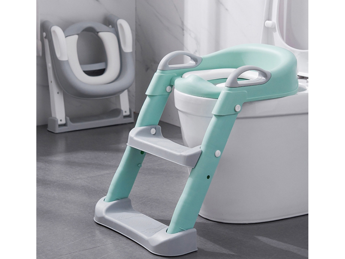 Asiento de entrenamiento para inodoro para niños y niñas, asiento para niños pequeños con taburete