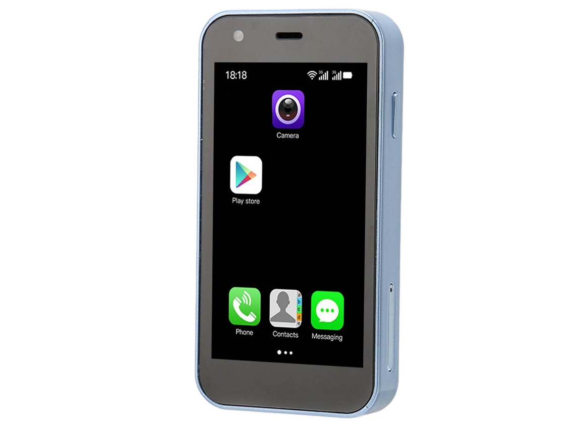 Soyes Xs15 Mini Smartphone 3g De 3 Pulgadas, Wifi, 2 Gb, 16 Gb, Cristal 3d, Cámara Hd, Smartphone Dual Sim, Azul