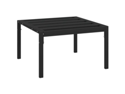 Maison Exclusive - Mesa De Centro De Jardín Acero Negro 60x60x35 Cm
