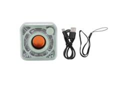 Altavoz Bluetooth Portátil De 3 W Con Graves Profundos E Iluminación Colorida Para Fiestas Y Viajes.