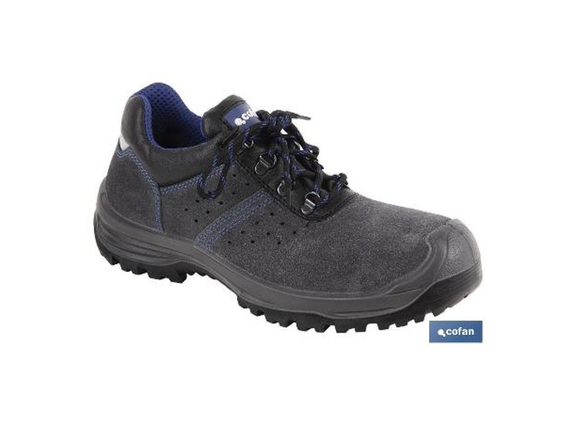 Zapato serraje gris s1p modelo myron t 40